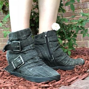 Blowfish Hidden Wedge Booties